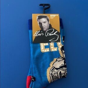 New Elvis Presley Novelty Crew Socks Womens One Size